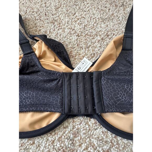 CHANTELLE GROUP Women's Bra size 36 H; Black w/ Underwire - Picture 4 of 8